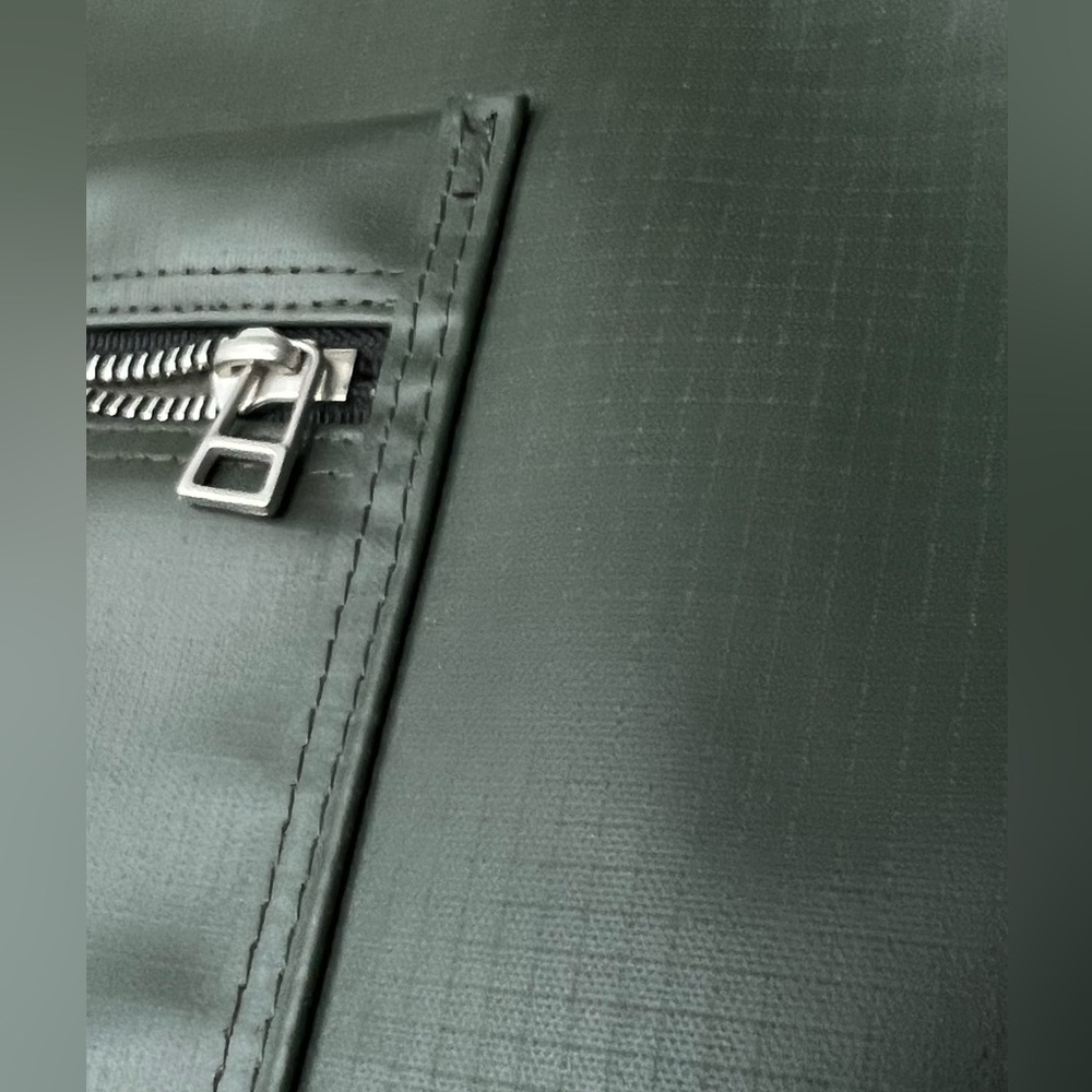 Green Tote Bag with Black Straps - Picture 14 of 14